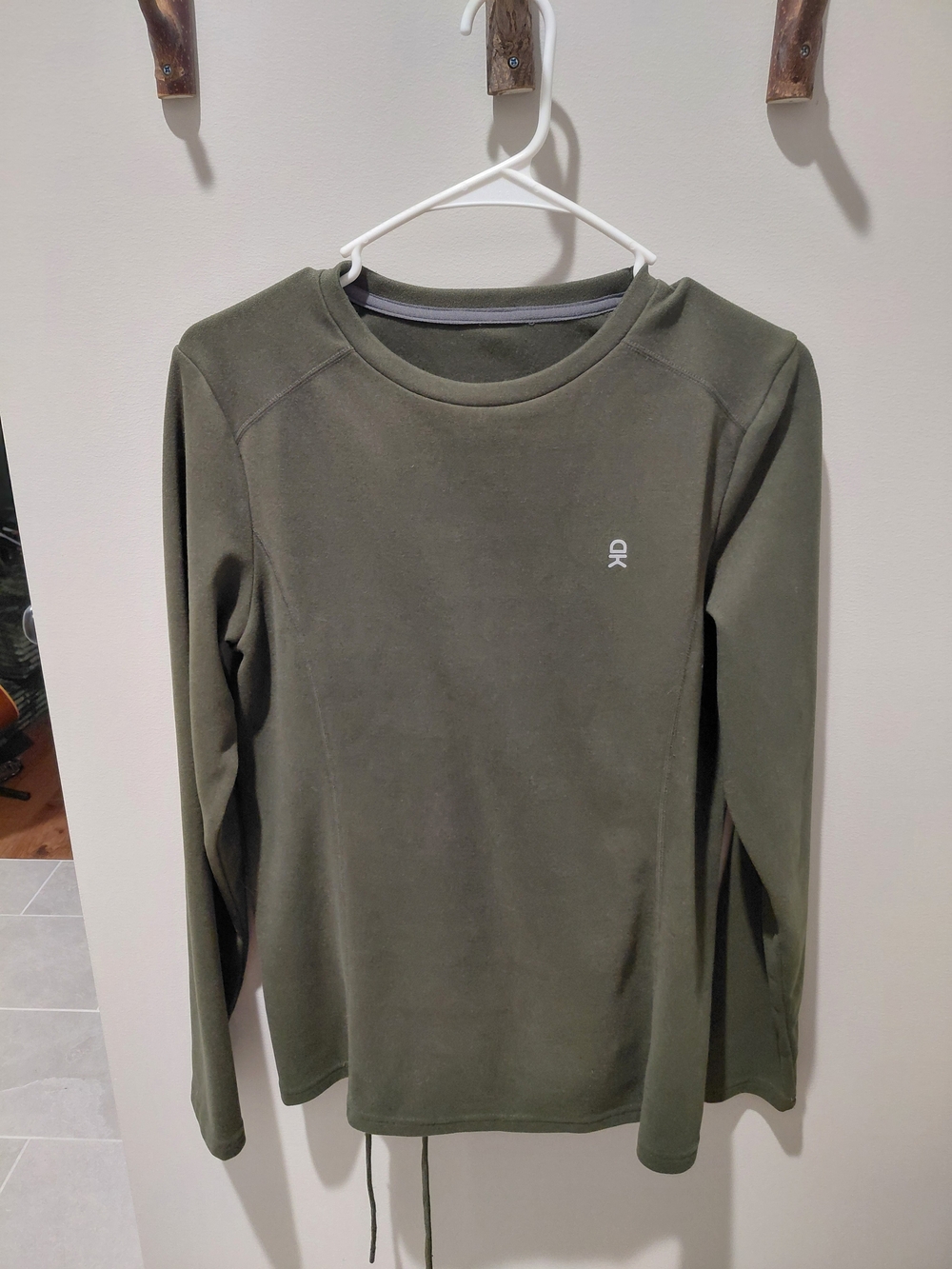 Little Donkey Andy Women's Olive Green Fleece Underlayer SET-Size Med, Like New!